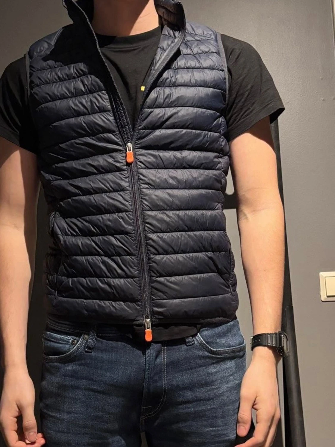 Mörkblå dunväst från Save The Duck - 3