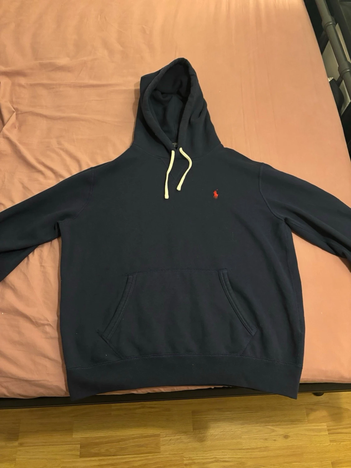 Mörkblå Ralph Lauren hoodie