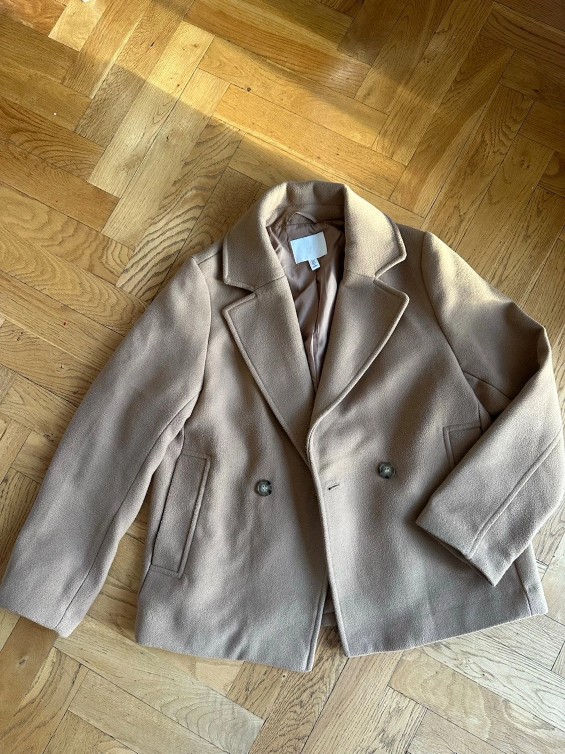 Beige kavajjacka från H&M