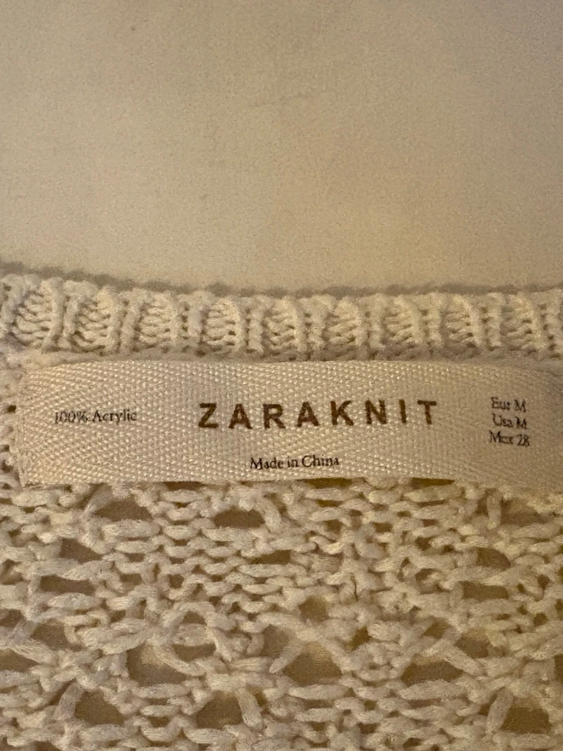 Fin mönserstickad kofta från Zara - 4