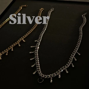 SILVER Elwima halsband  - SILVER! Den säljs också i guld, om du vill köpa i guld kolla dom andra annonserna och köp där det står guld !🩶🩶🩶Kedjan är 45cm lång!