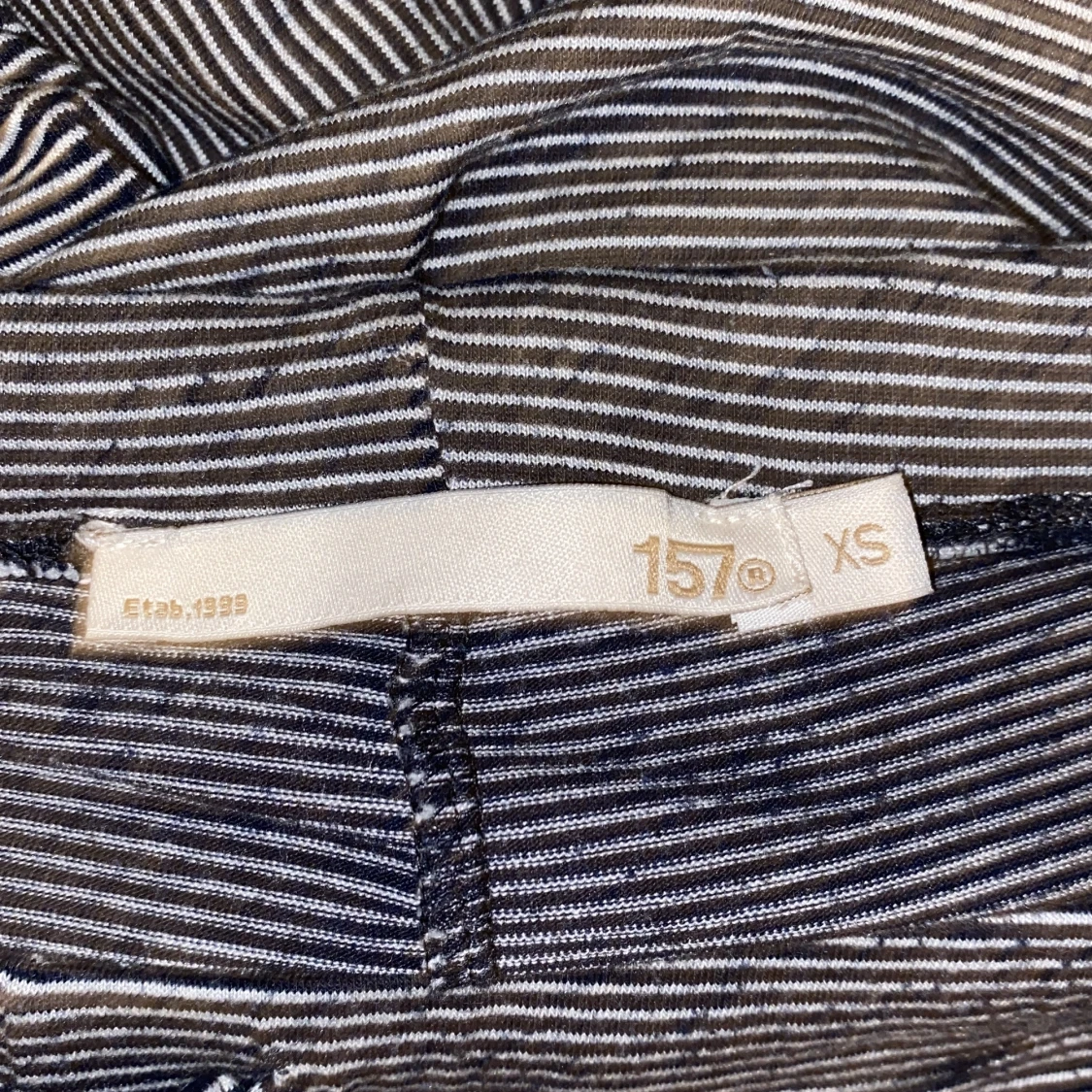 Randiga grå mjukisbyxor från 157 XS - 3