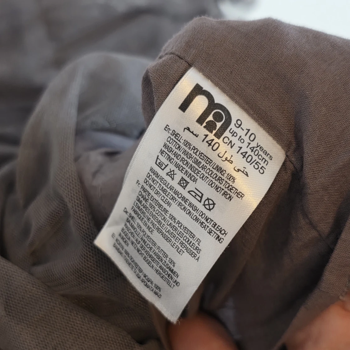 Mörkgrå volangkjol från Mothercare - 2