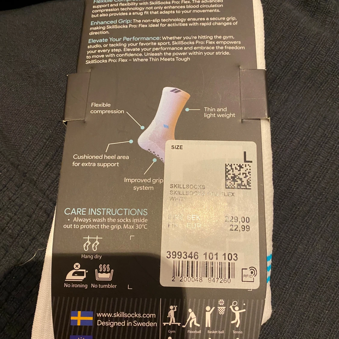 Skillsocks i storlek L - 1