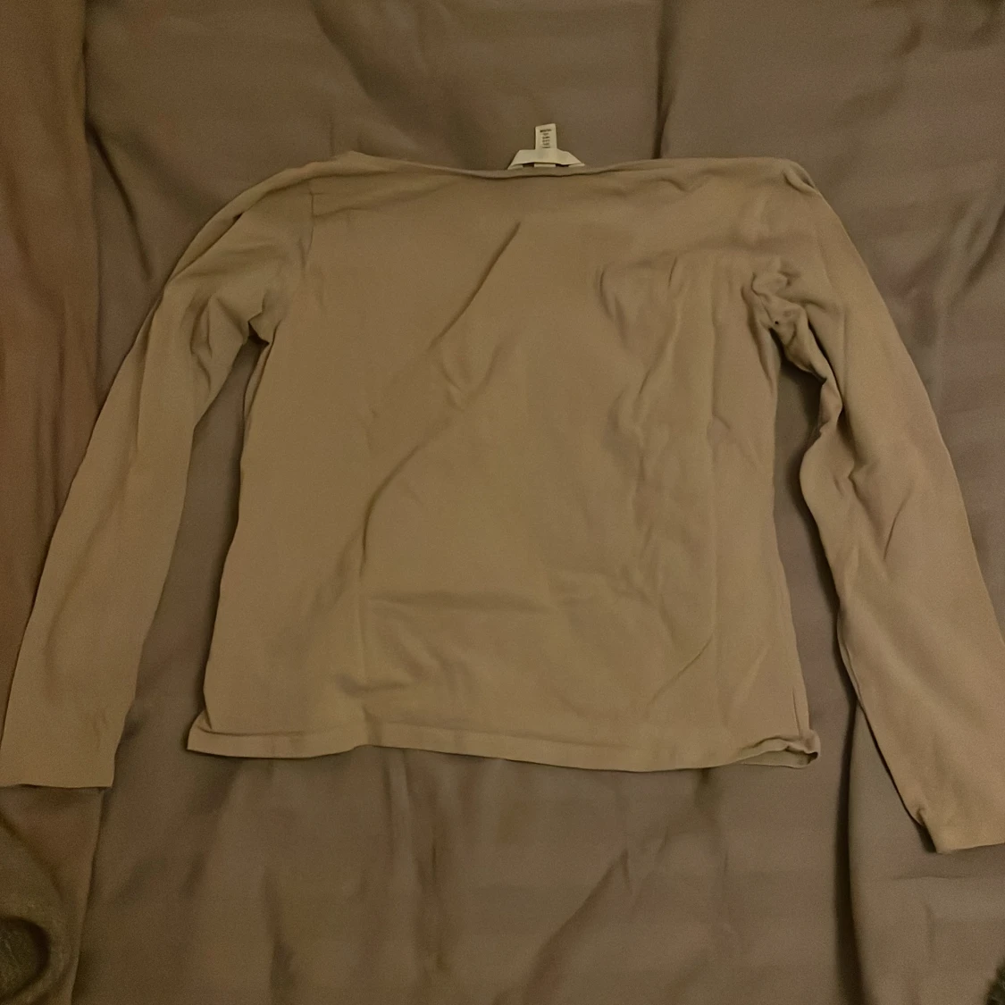 Beige långärmad topp från H&M - 1