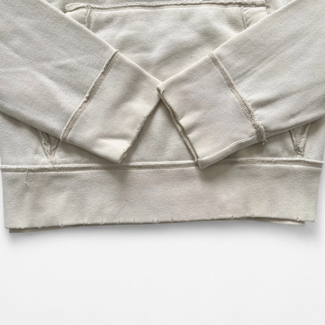 Vit hoodie hollister (sällsynt) - 4