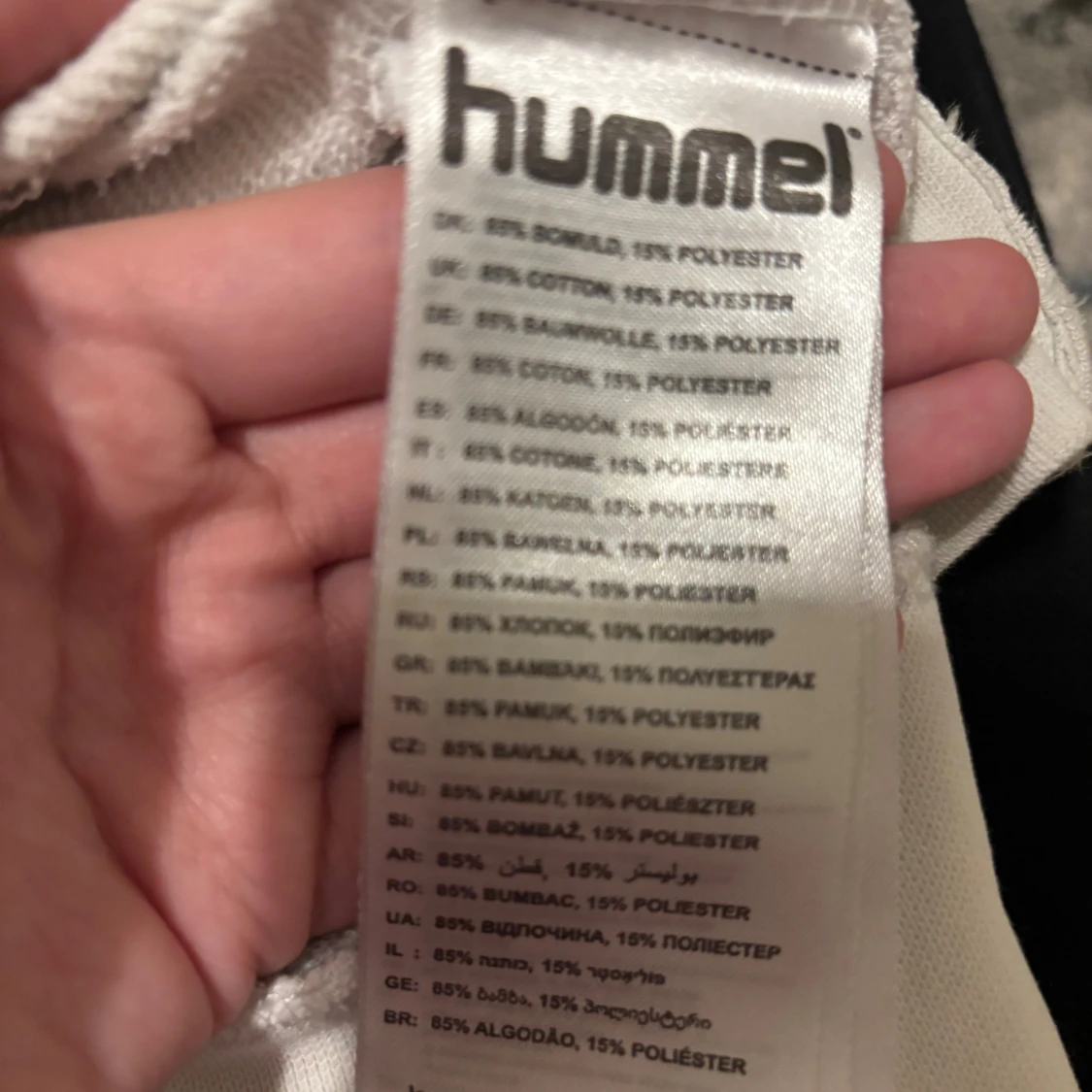 Beige hoodie från Hummel med dragkedja - 2