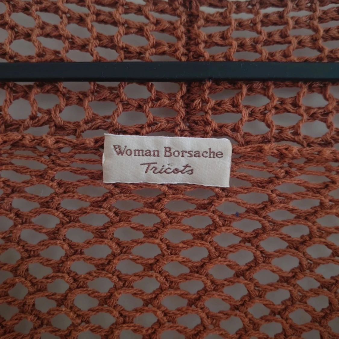 Brun stickad kofta från Woman Borsache - 3