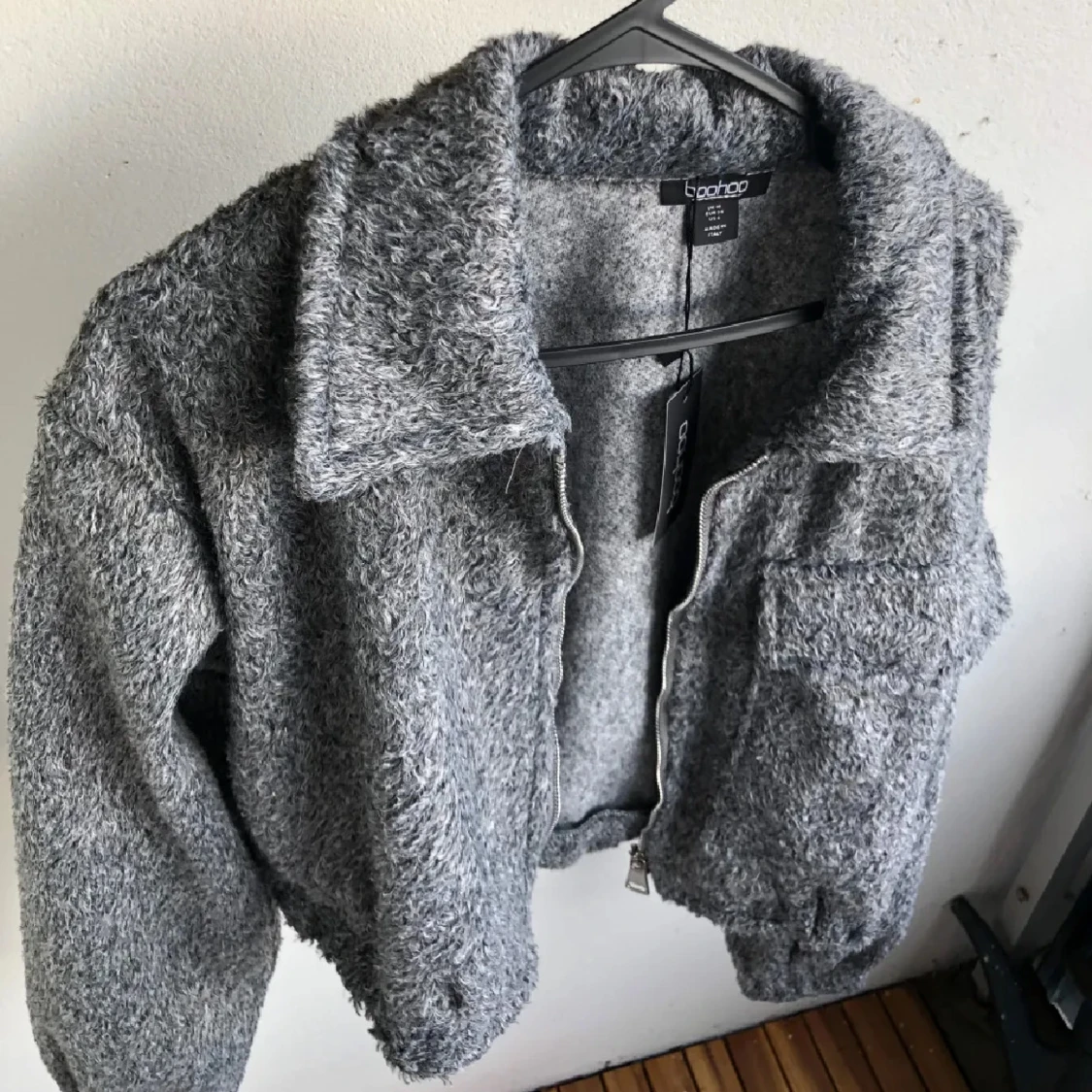 Grå teddyjacka - 1