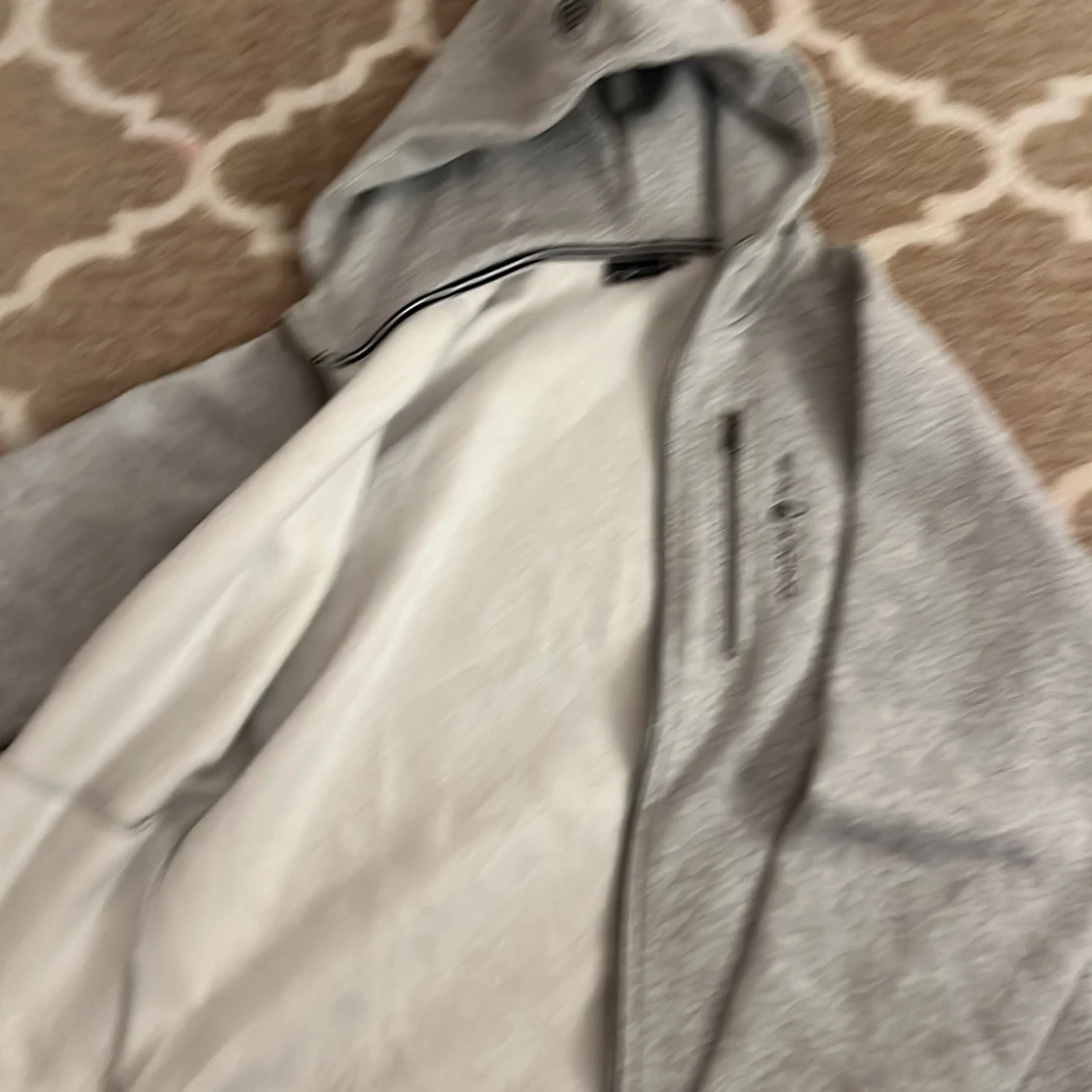 Ljusgrå hoodiejacka Sail Racing - 2