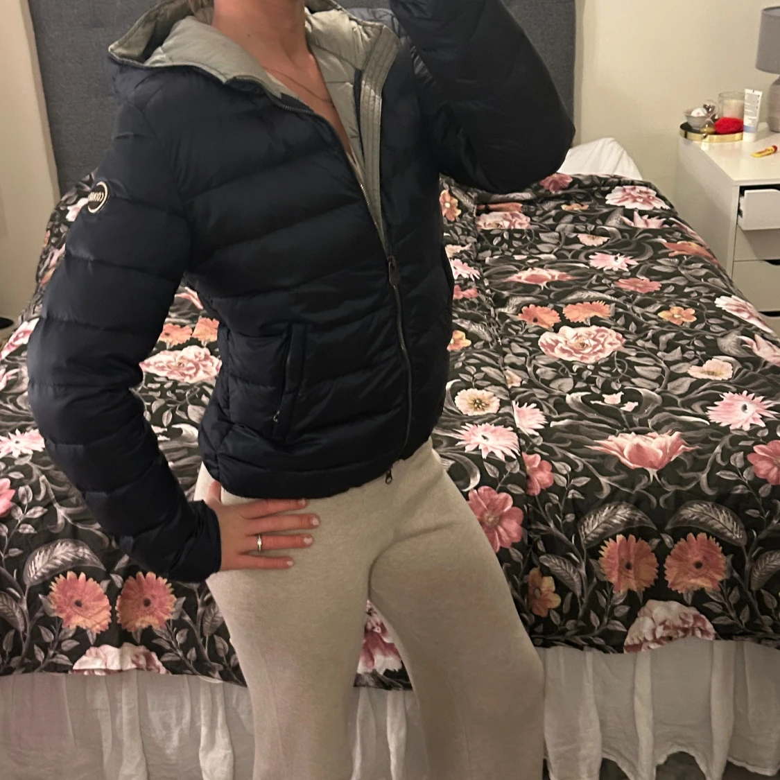 Mörkblå dunjacka från Colmar - 3