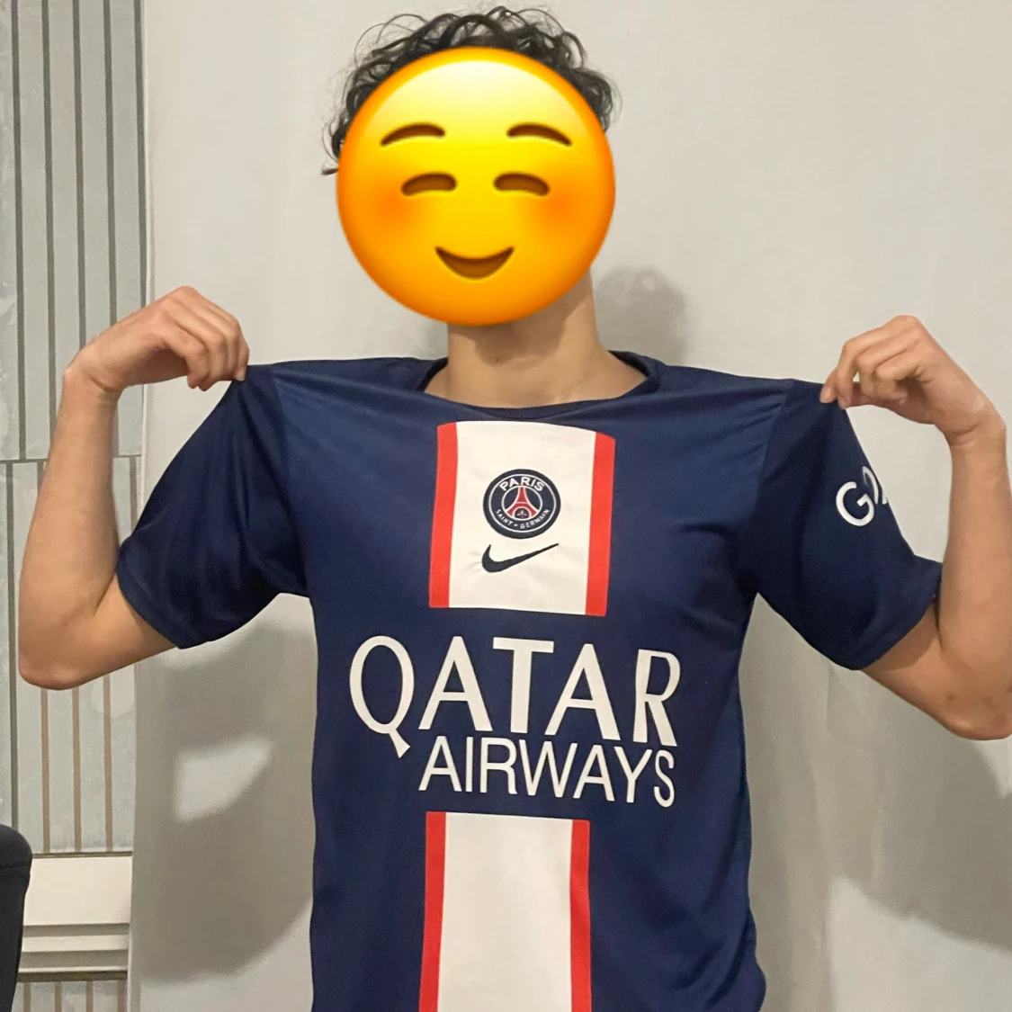 PSG Messi 30 matchtröja Nike blå