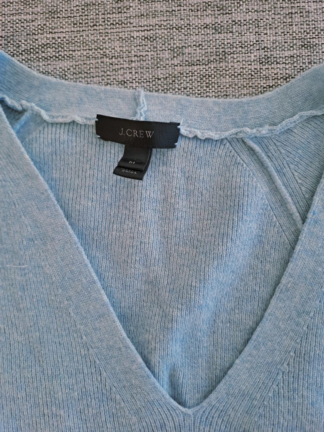 Ljusblå stickad tröja från J.crew - 2