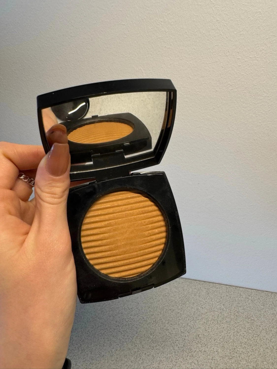 Chanel puder i beige kompakt - 3