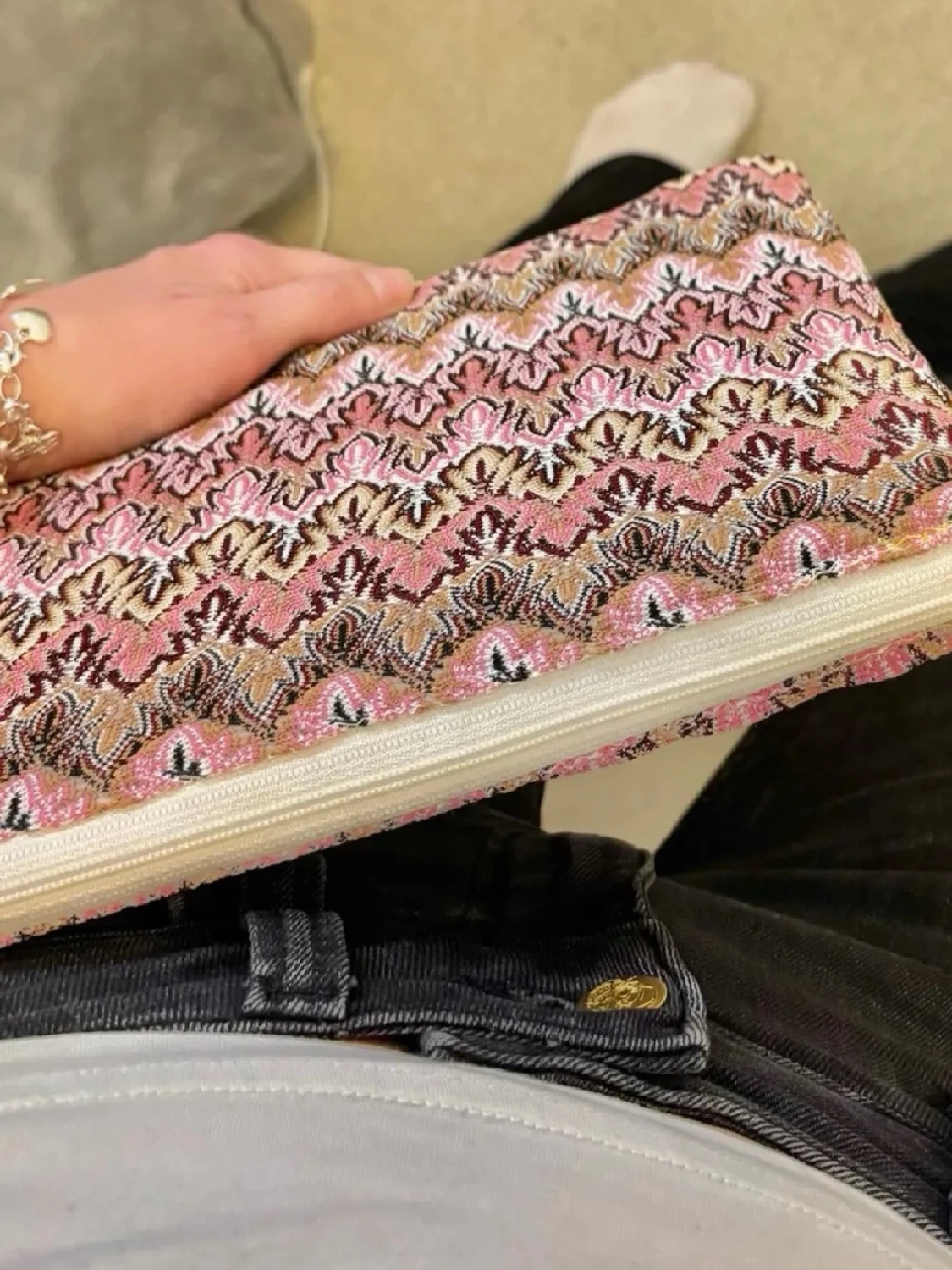 Mönstrad datorväska - 1