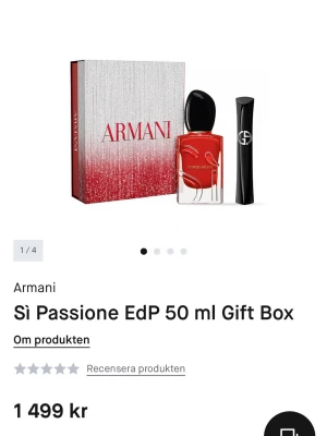 Armani Sì Passione EdP Gift Box - Armani Sì Passione EdP 50 ml presentbox helt ny. 