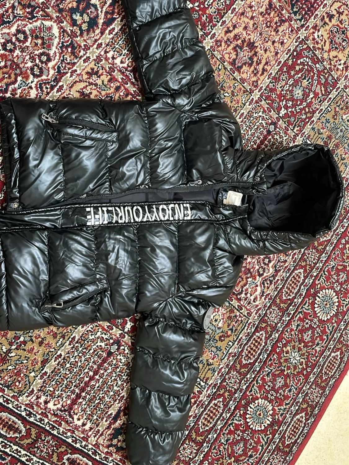 Svart pufferjacka från Fashion Kids - 2