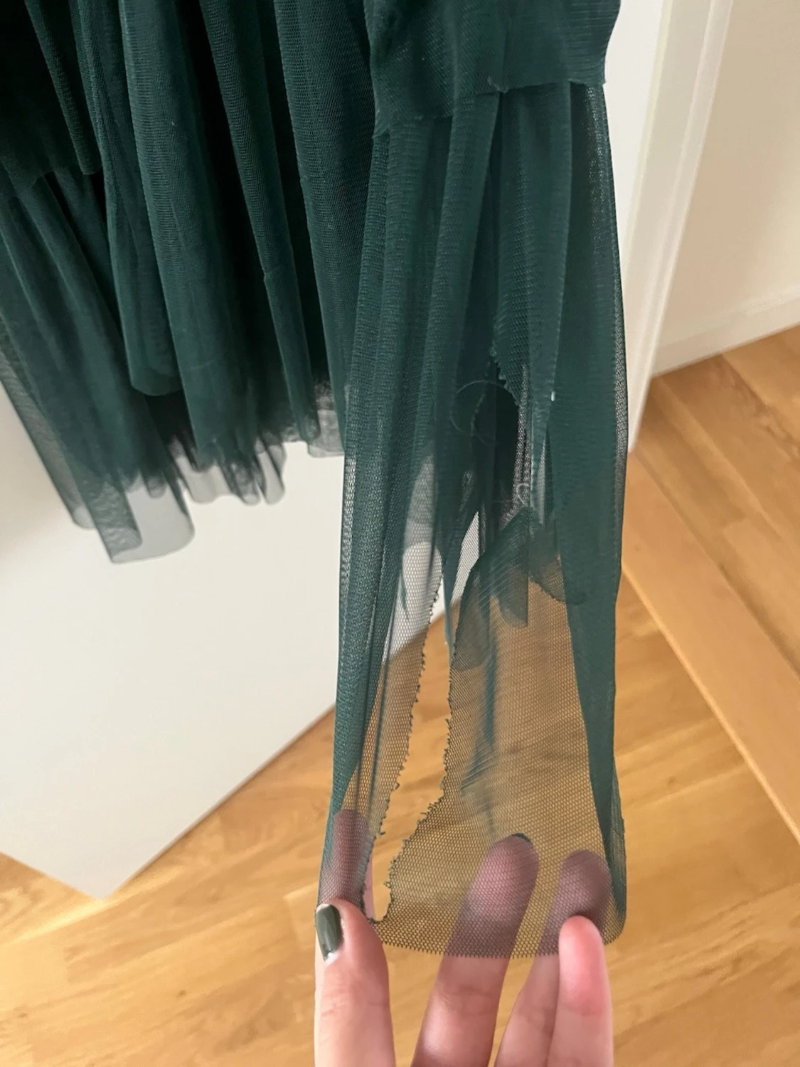 Mörkgrön balklänning  - 3