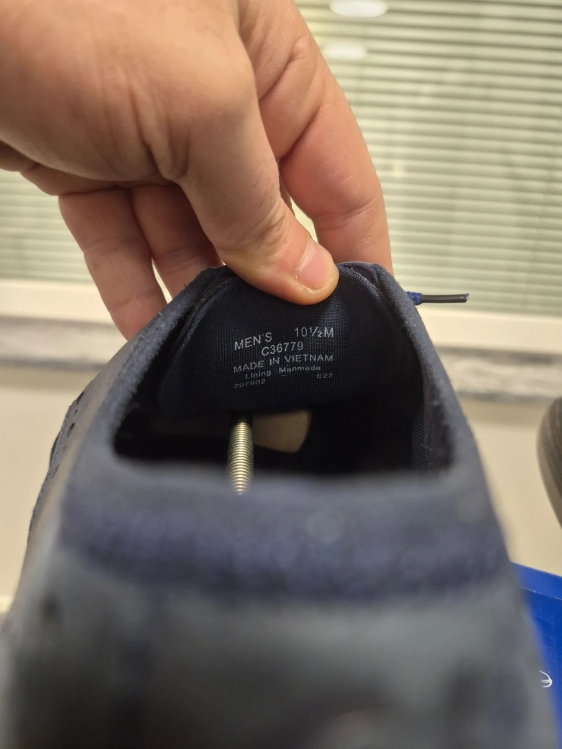 Cole Haan Grand Wingtip Oxford mörkblå skor EUR 44.5 US 10.5 - 4