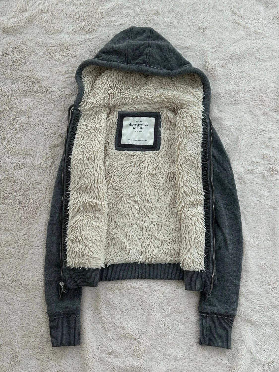 Abercrombie & fitch vintage zip med foder  - 6