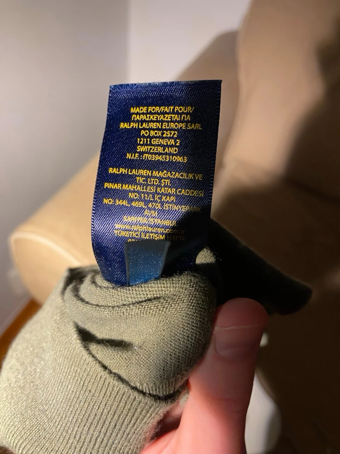 Olivgrön tröja Ralph Lauren - 5