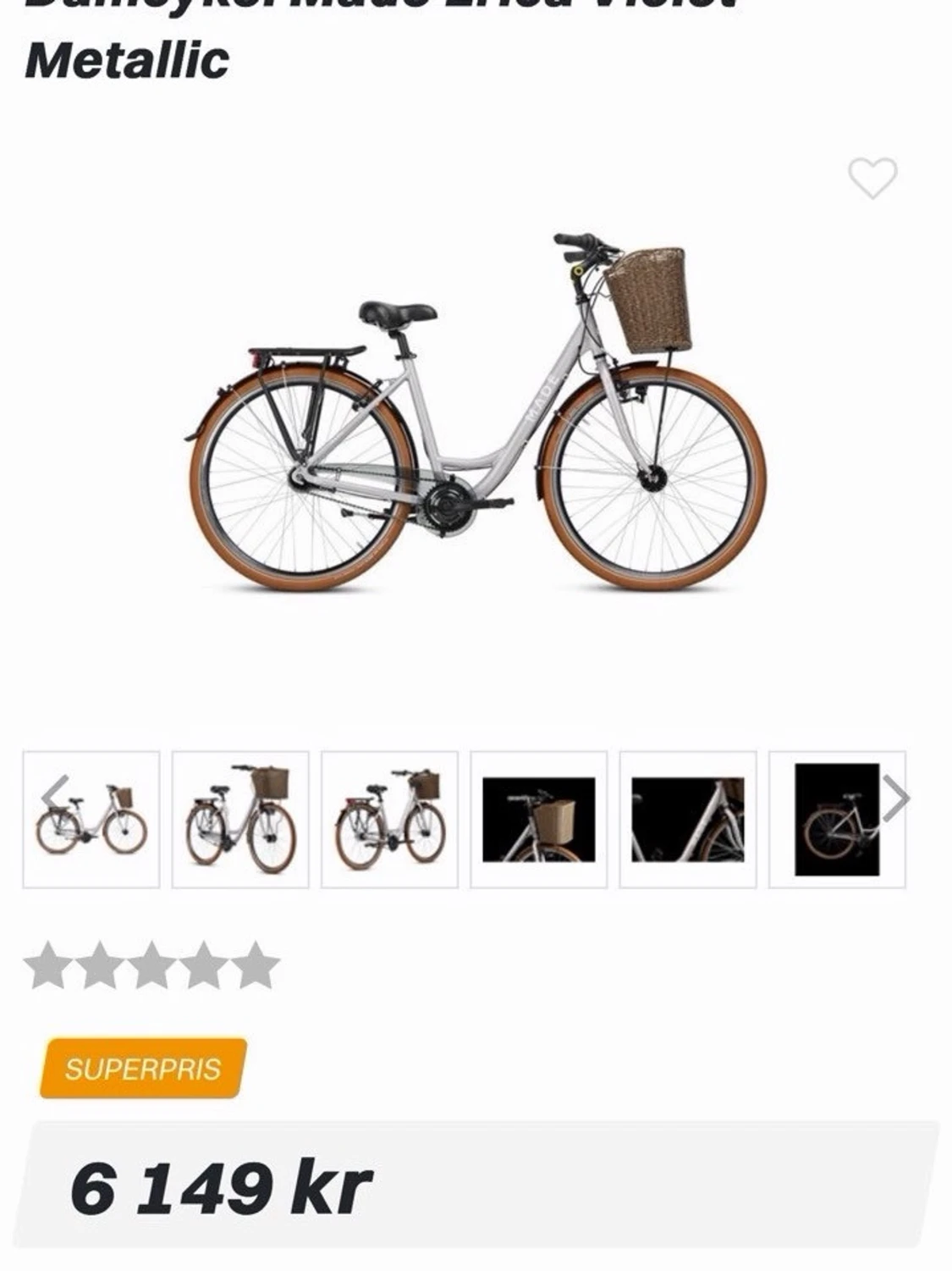 Cykel _Damcykel Made Erica –  - 2