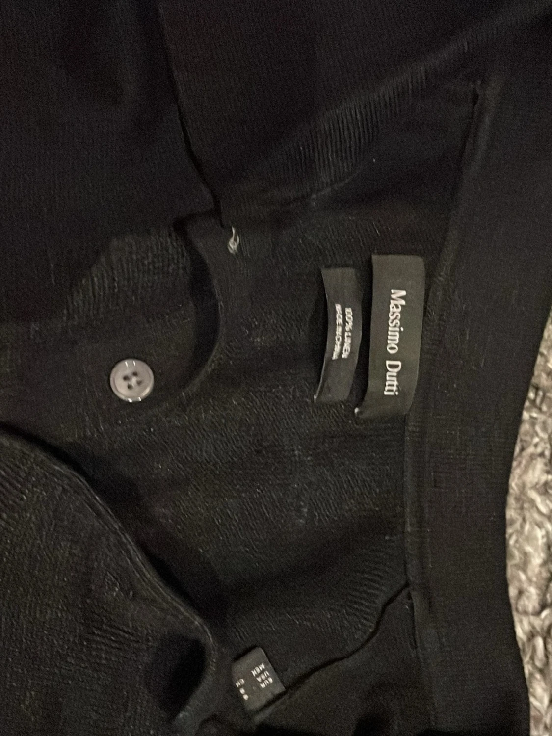 Svart pikétröja från Massimo Dutti - 2