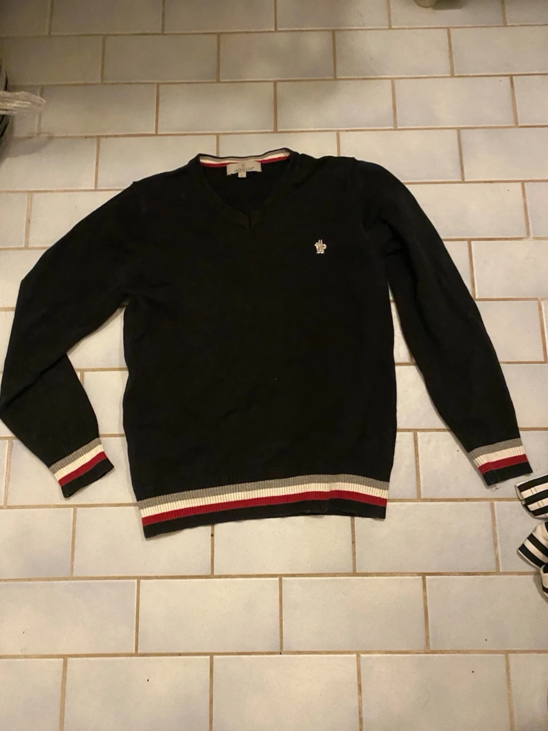 Svart Moncler tröja L - 2