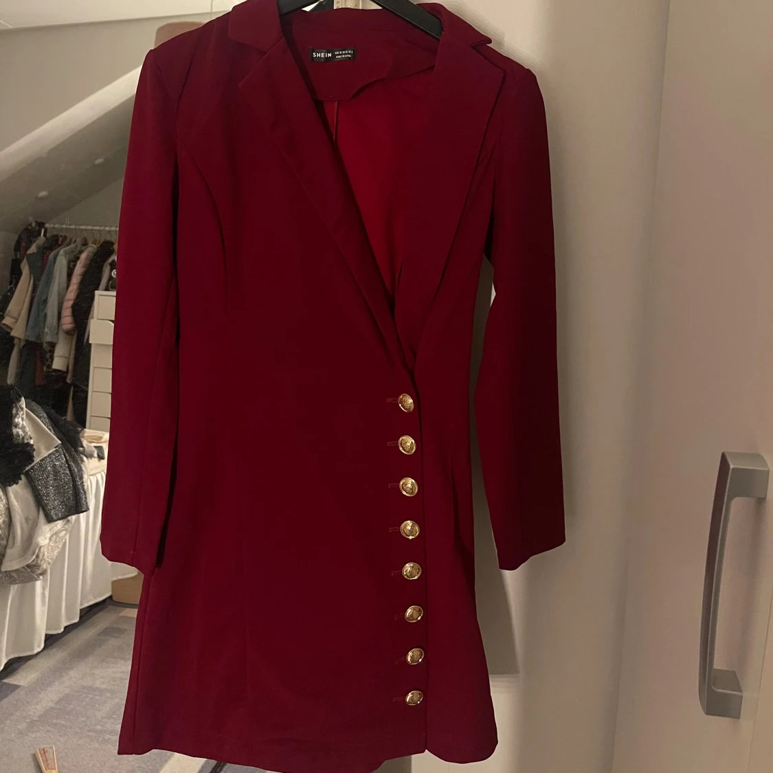 Vinröd kavajklänning  - 2