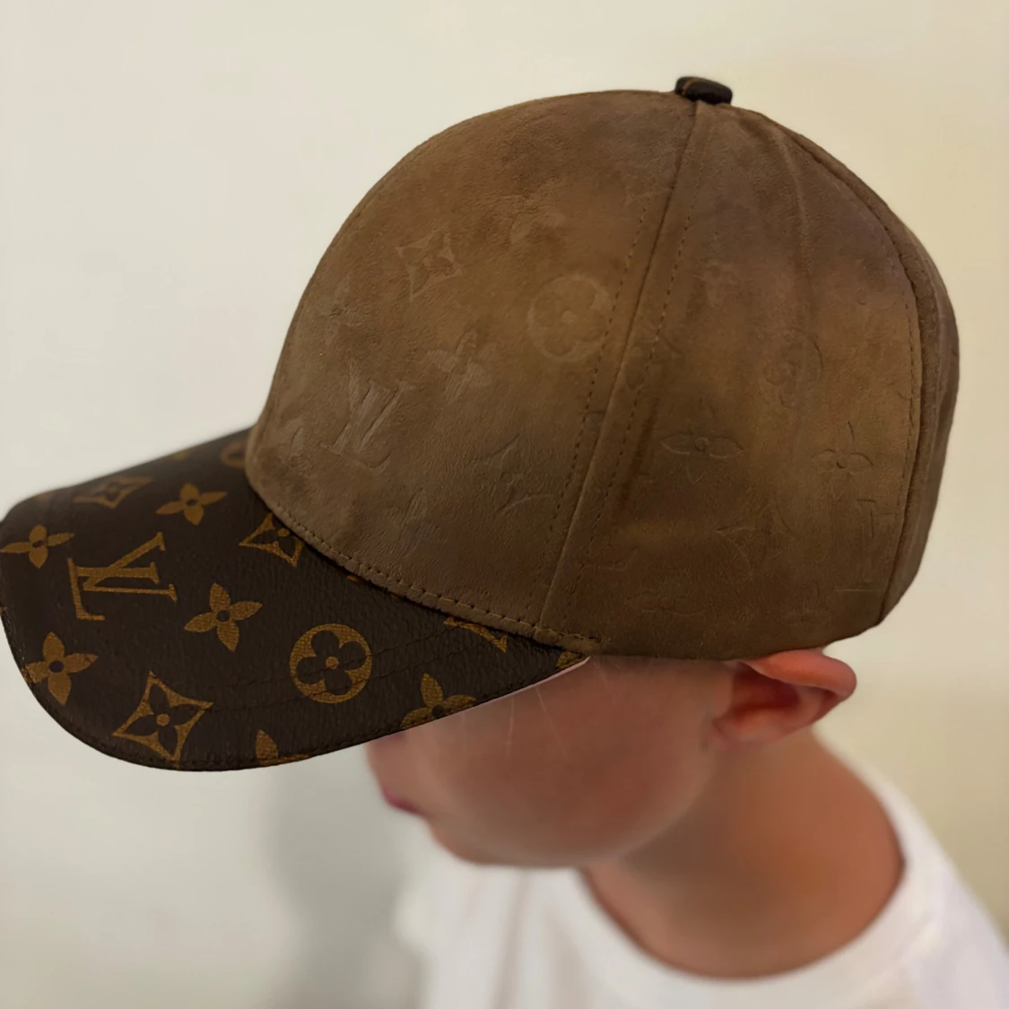 Keps i mocka och skinn - 3