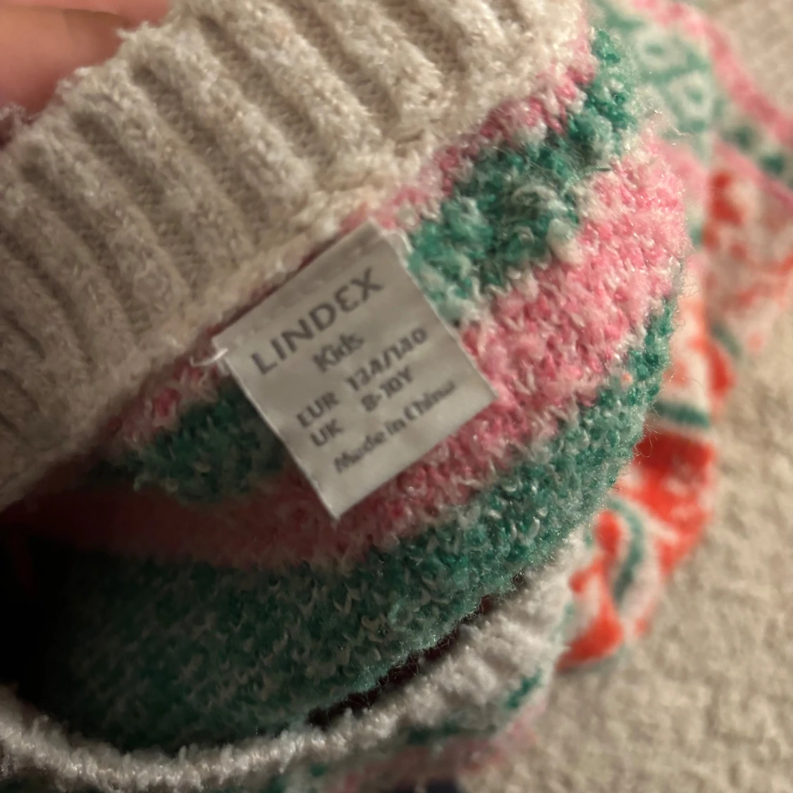 Mönstrad jultröja från Lindex - 2