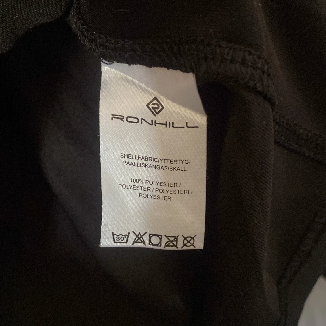 Svart långärmad träningströja Ronhill - 3