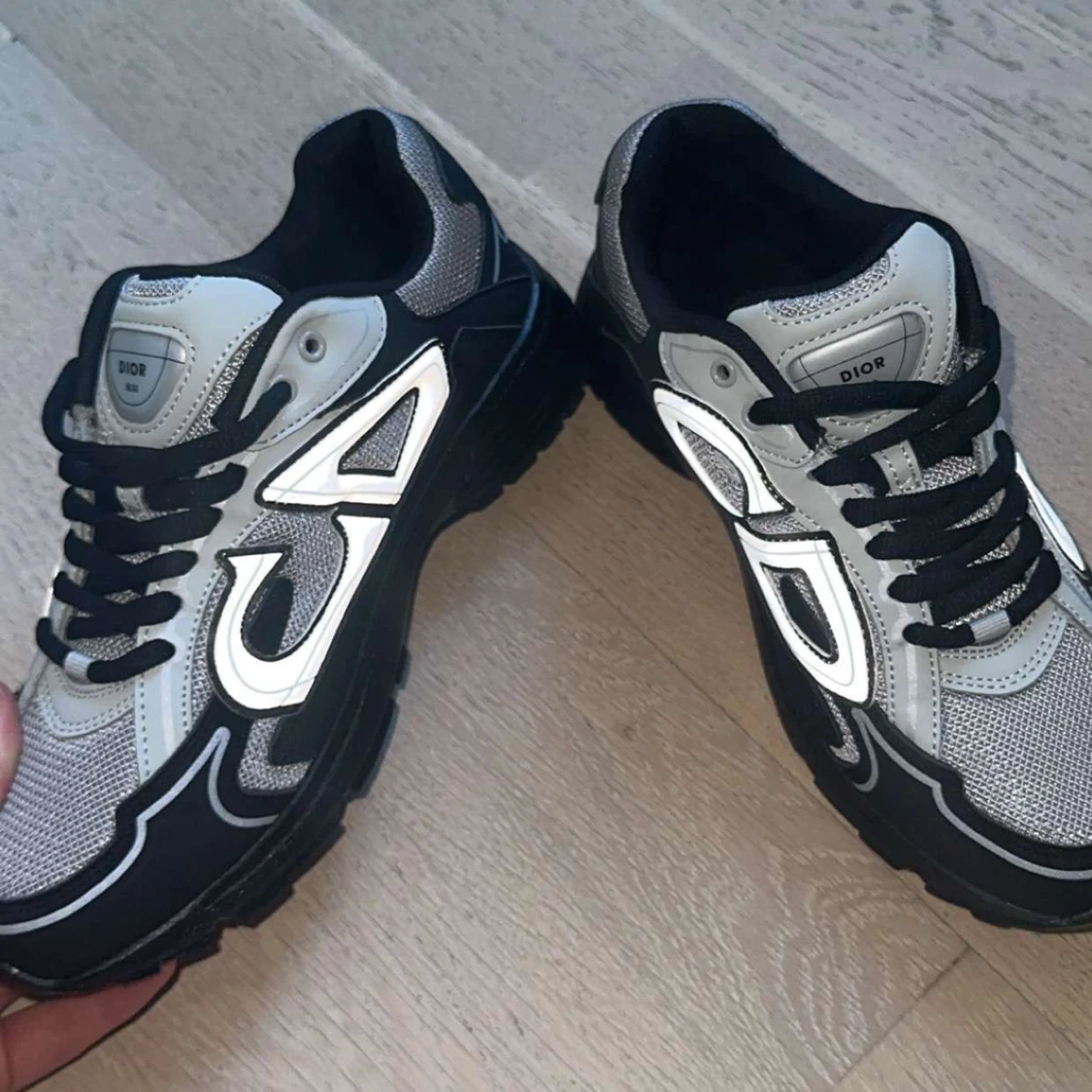  B30 sneakers svart och silver - 3