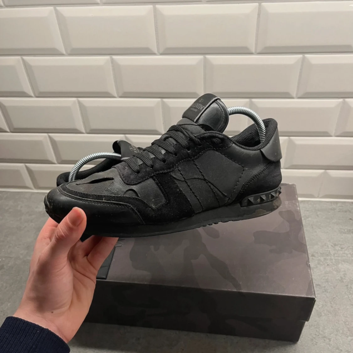 Valentino Rockrunner svarta sneakers - 1