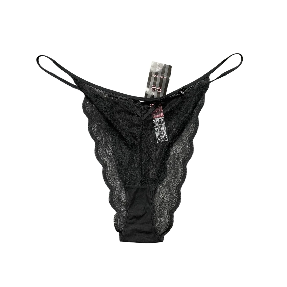 NY | Hunkemöller | Trosa | Spets | Svart | Stl. 3XL