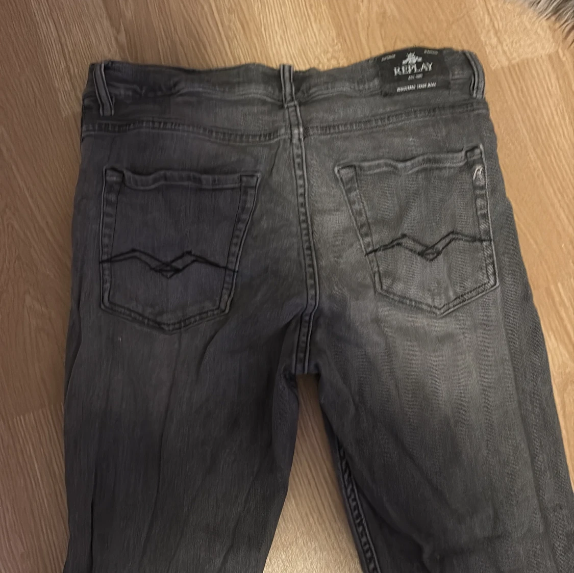 Grå jeans från Replay, storlek 14A - 4