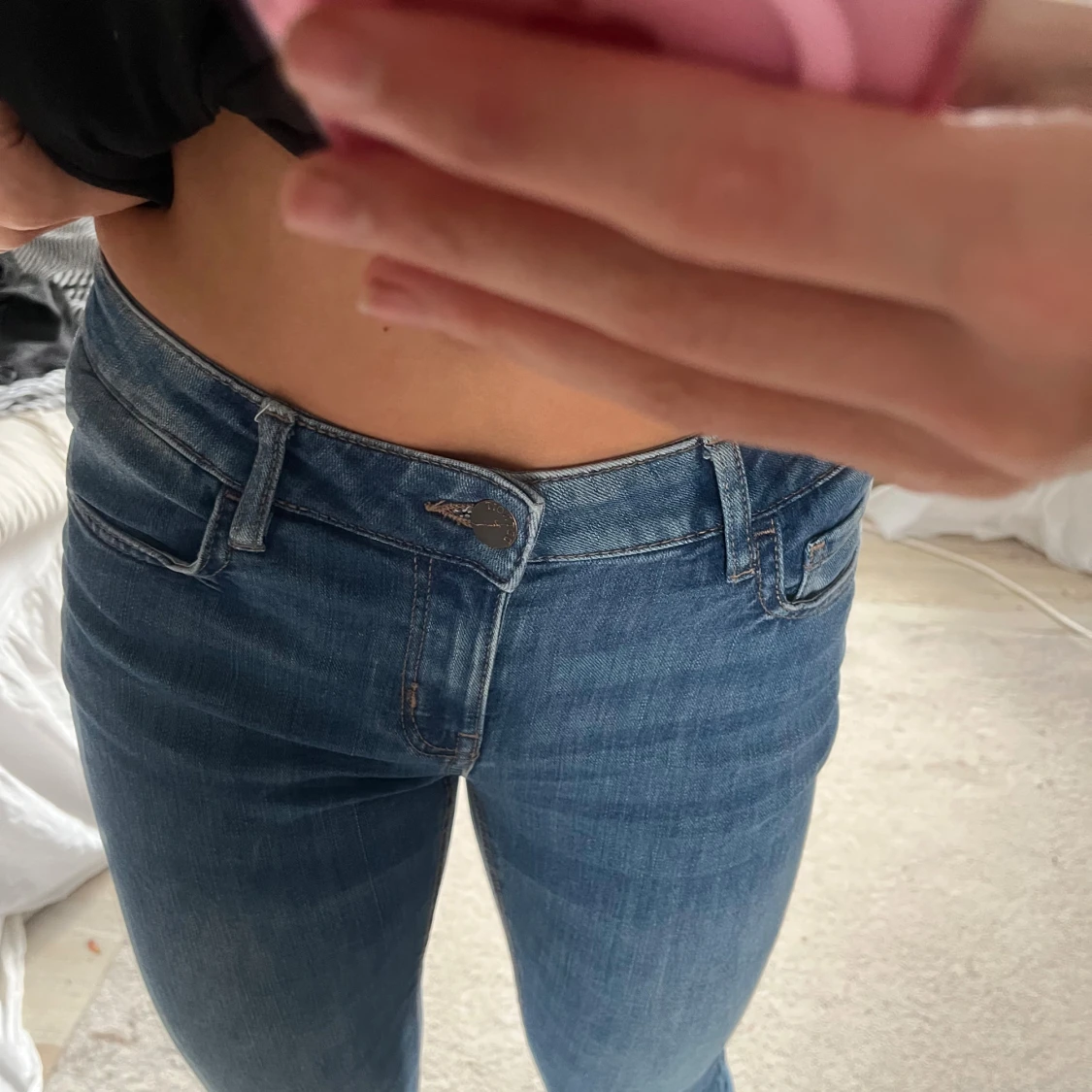 Lågmidjade jeans - 1