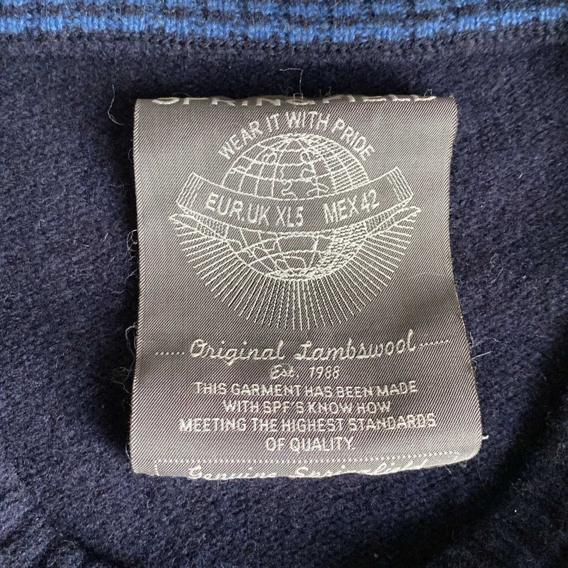 Mörkblå ulltröja från Springfield - 2