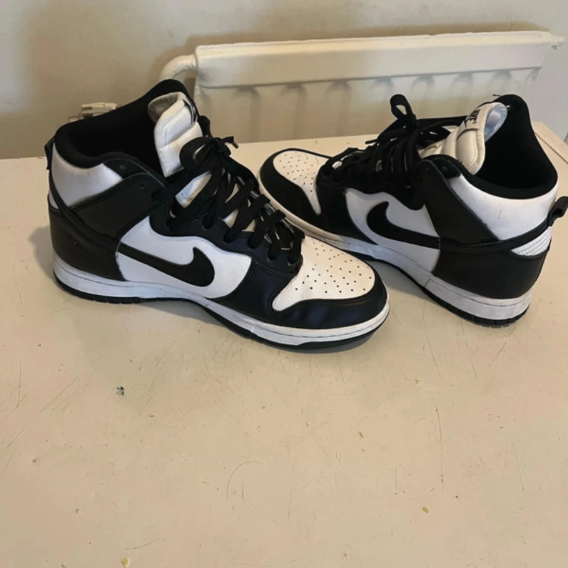 Nike Dunk high Retro – svart/vit sneakers 