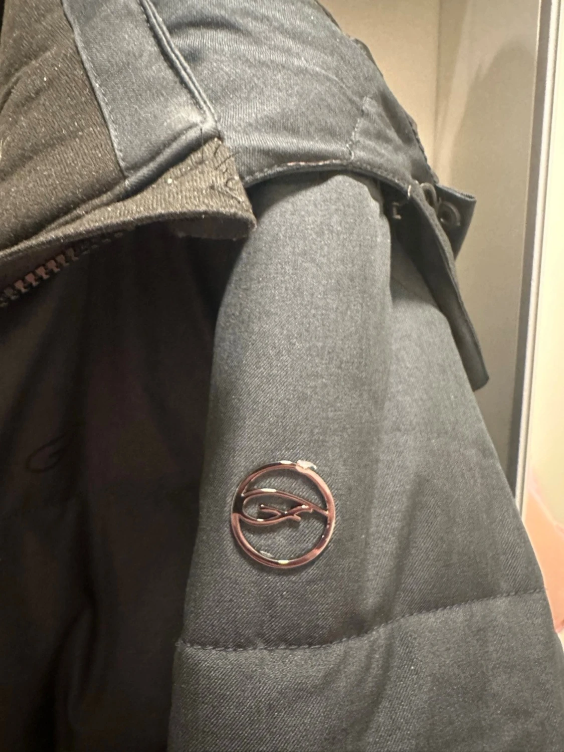 Svart lång pufferjacka från five seasons - 3