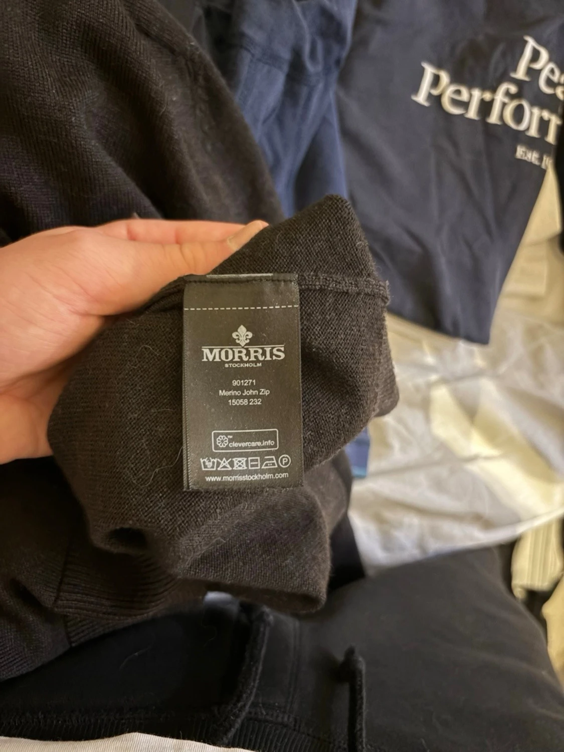 Brun halvzip-tröja från Morris - 4