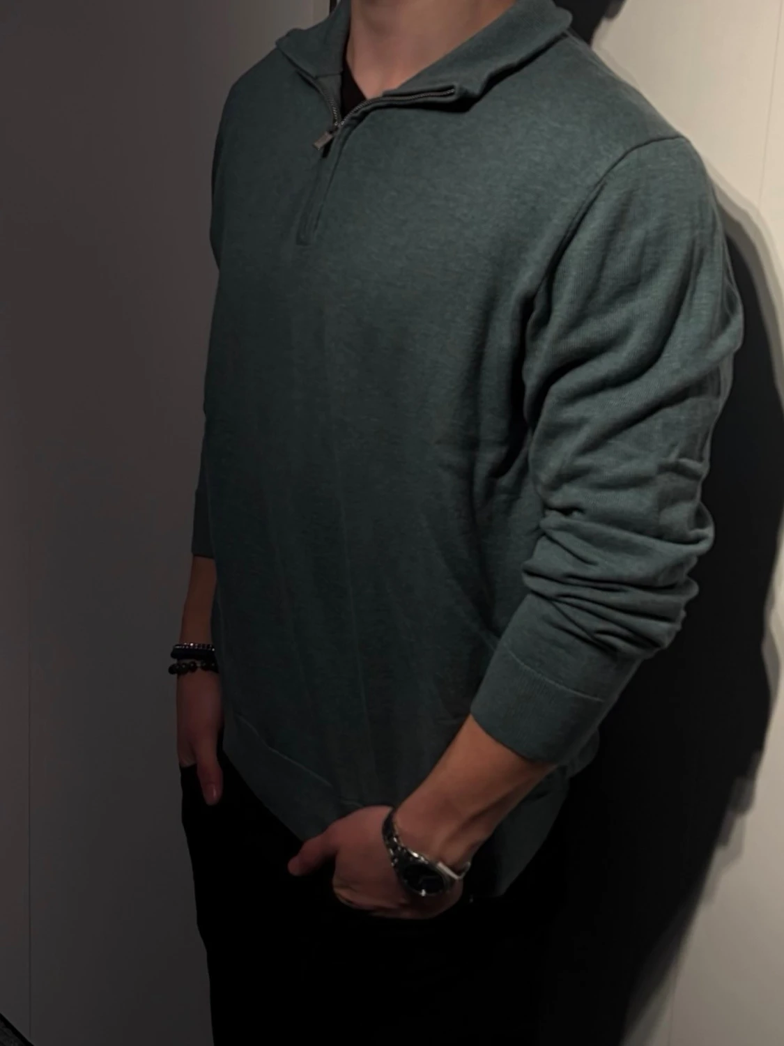 Bläck quarter zip nytt skick 