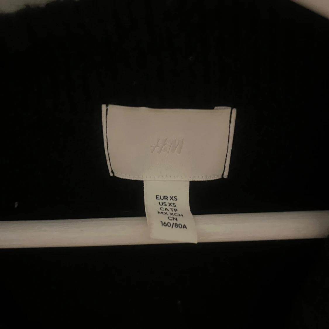 Svart lång kofta från H&M, XS - 1