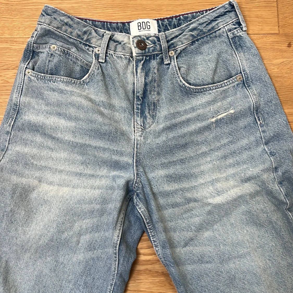 Ljusblå wide jeans från Urban outfiters BDG - 2