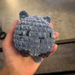 Virkad katt - Virkad av mig, kan göras till nyckelring om det önskas 