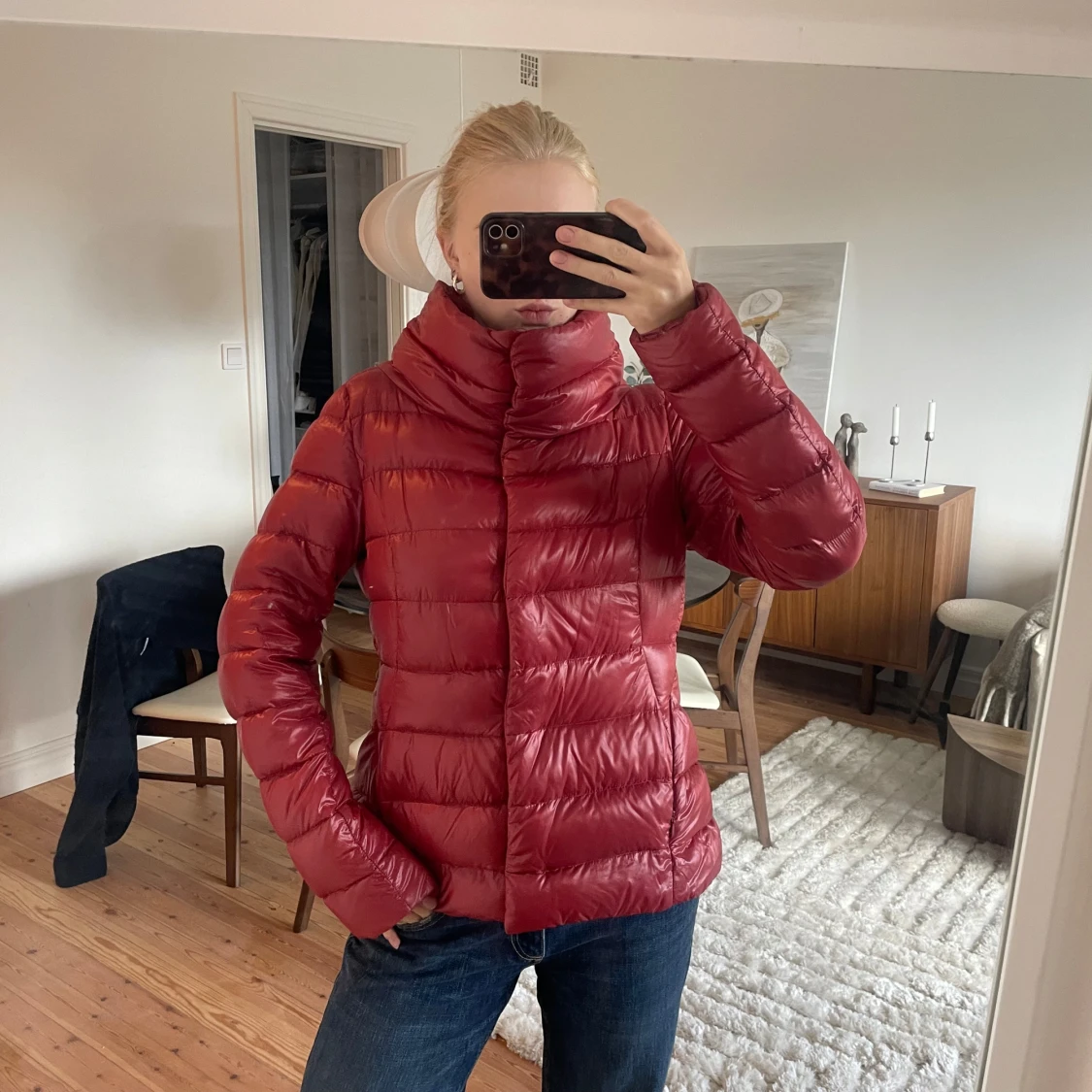 Röd pufferjacka från Herno - 2