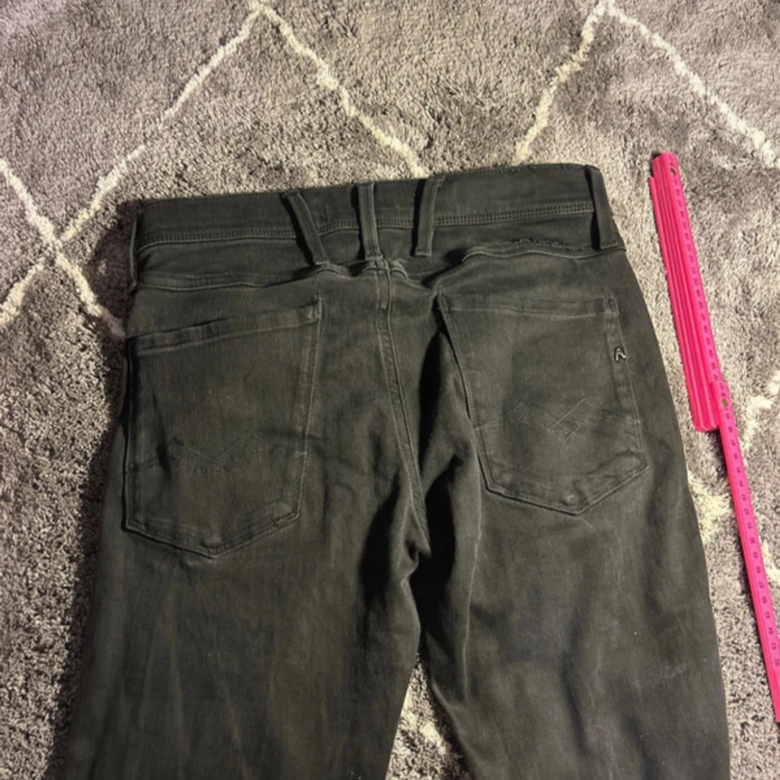 Svarta Replay Anbass jeans herr - 4