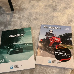Mc boken - Mc teori bok och bil kör häfte. Paket köp