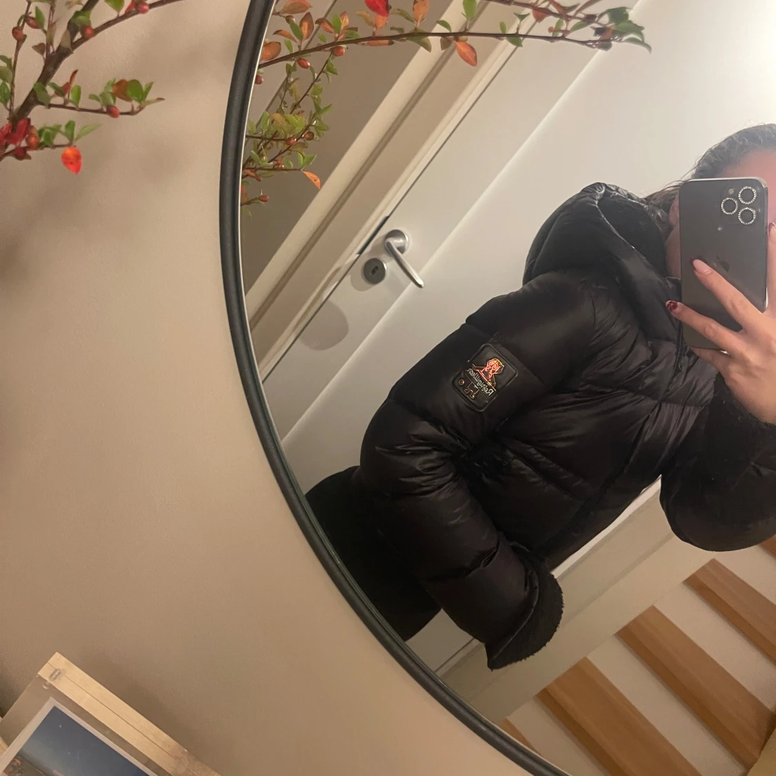 Svart pufferjacka  - 1