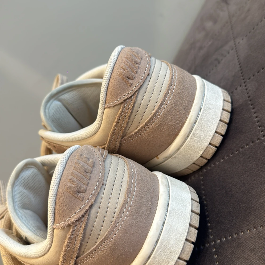 Beige Nike Dunk Low sneakers - 4